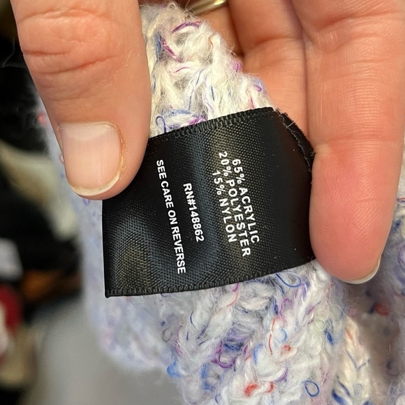 Torrid Confetti Knit V-Neck Sweater Torrid sz 0 US sz 12 - Picture 7 of 12